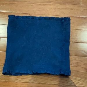 Honey Punch navy strapless bandeau size extra small